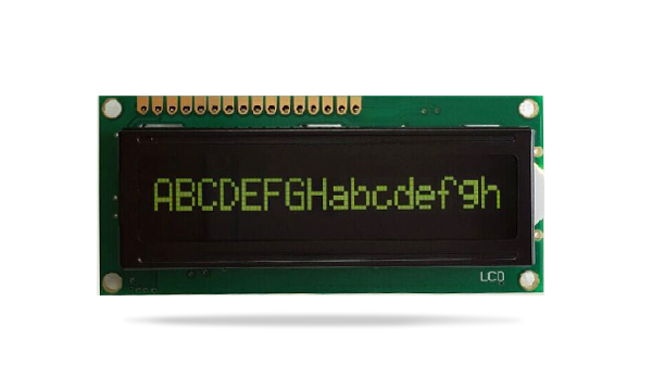 JXD1601A字符液晶 FSTN負(fù)顯 綠字